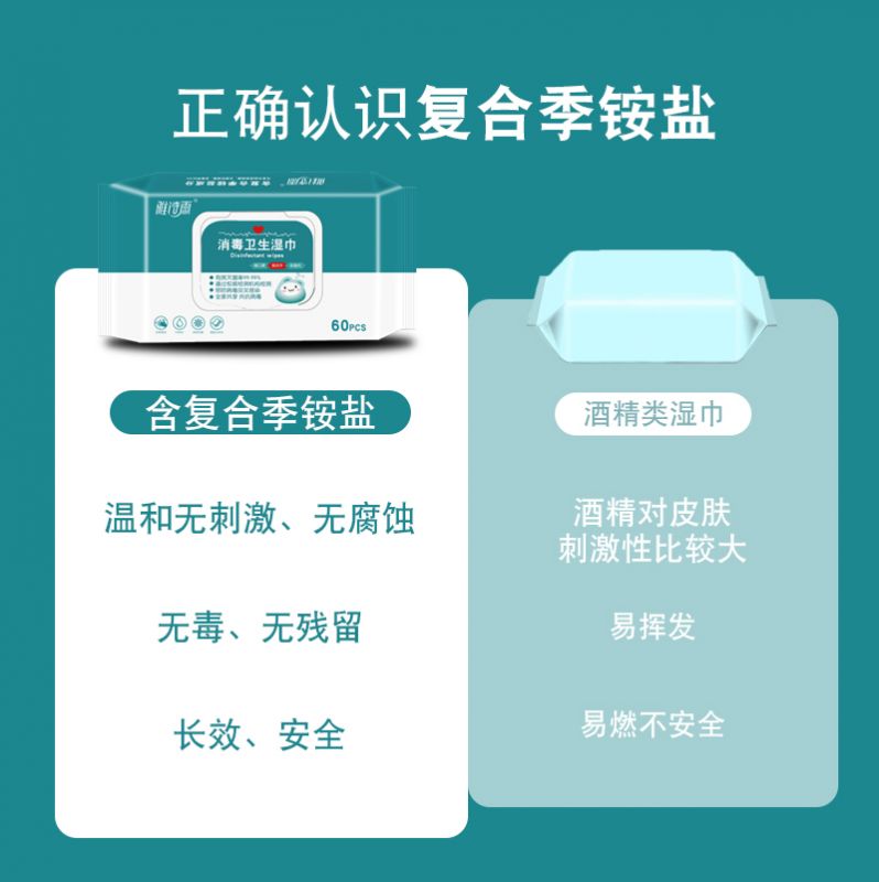 季铵盐消毒湿巾